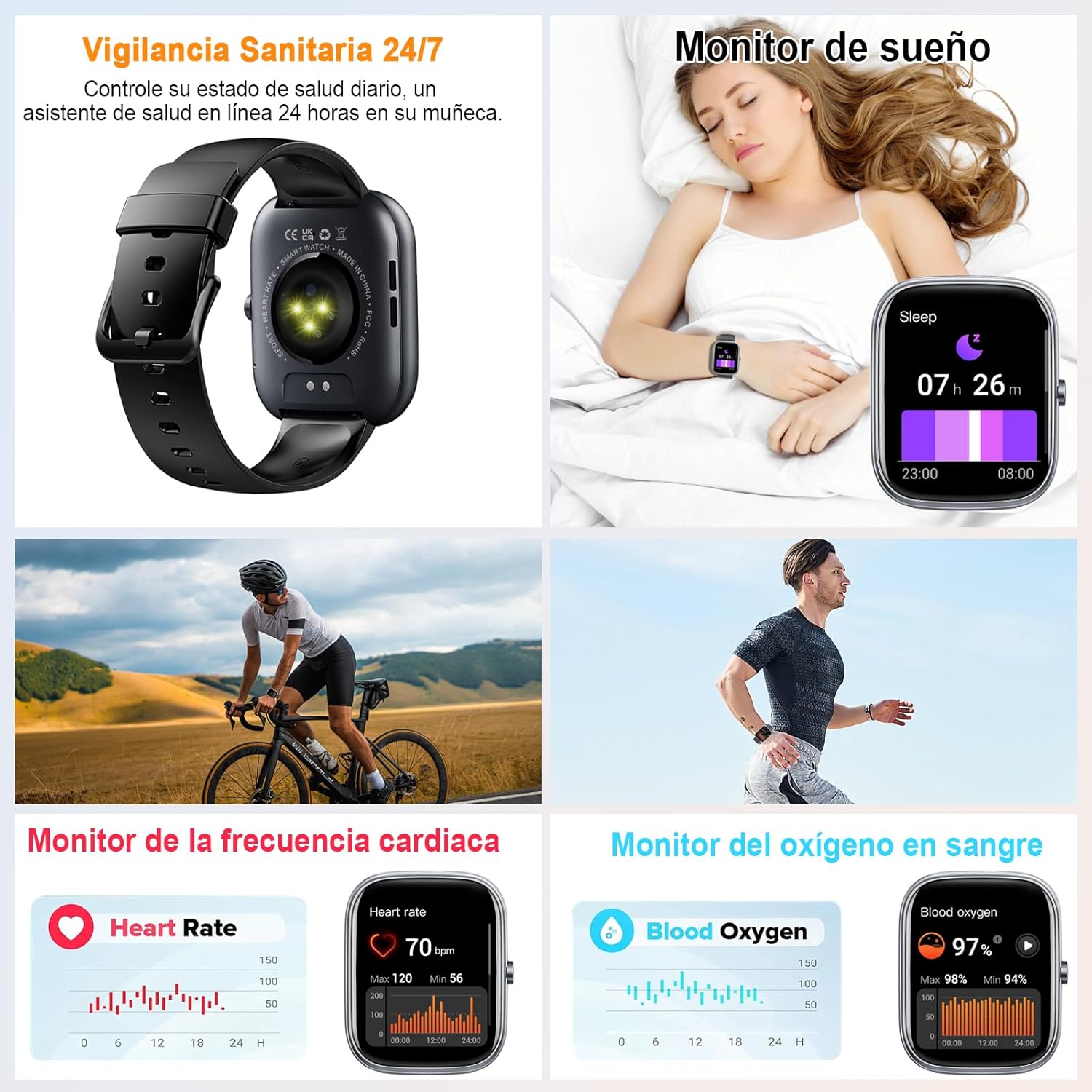 Reloj Inteligente Hombre Mujer