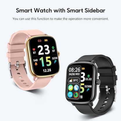 Reloj Inteligente Bluetooth De Mujer Para Iphone Y Galaxy Android [Rosa]